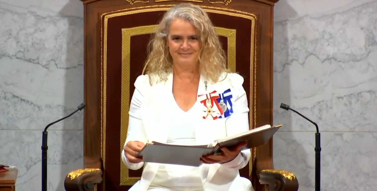 La gouverneure générale du Canada, Julie Payette